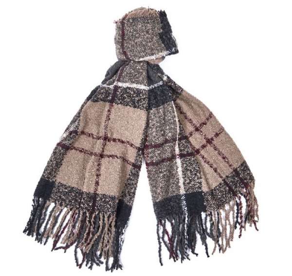 barbour boucle scarf