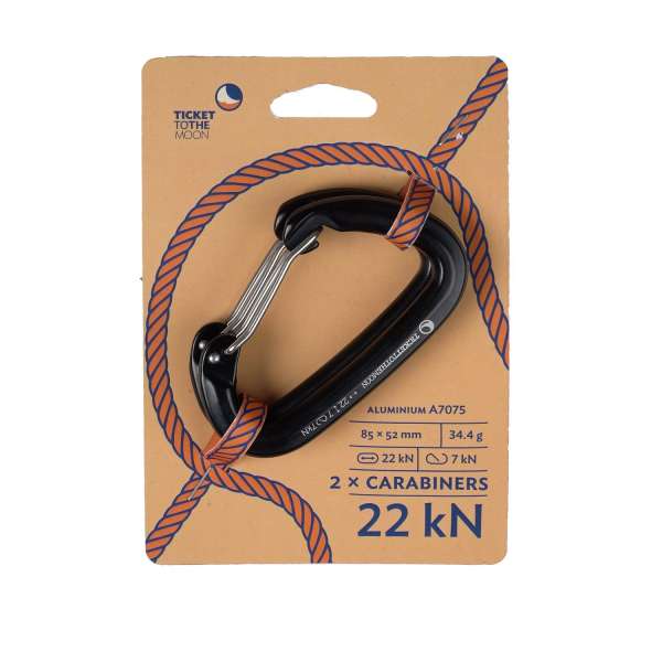 2x Carabiner 22kN